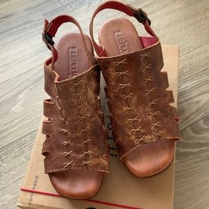 Bed Stu Robin Wedge - Like New - Size 8.5 - In Excellent Condition with No Flaws